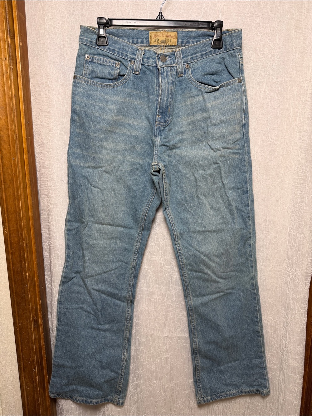 Red Camel Light Blue Straight-Leg Men's Jeans
